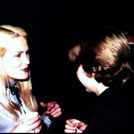 Penny Goulter and Belinda Pellow at the Joseph Banks Lab Dinner