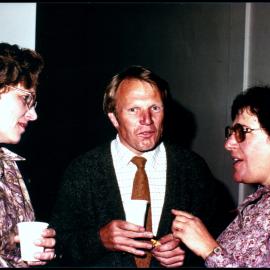Joan Myerscough, John Marshall and Rachel Leech at the Joseph Banks Lab Dinner