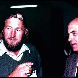 Geoff Stocker and Peter Green at the Joseph Banks Lab Dinner