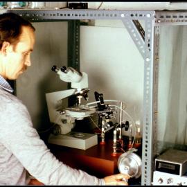 Botany Staff Member Rob Reid at Work
