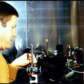 Botany Staff Member Alan Walker at Work