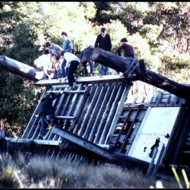 Botany Students at the Old Fire Tower at Cabbage Tree Mountain
