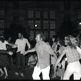 Dancing at the School of Biological Sciences Christmas Party
