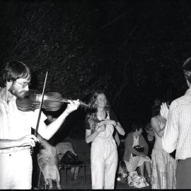 Charles Morris and Ann Clements at the School of Biological Sciences Christmas Party