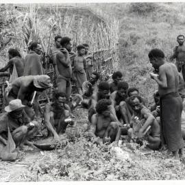 Group Gathered by Fence