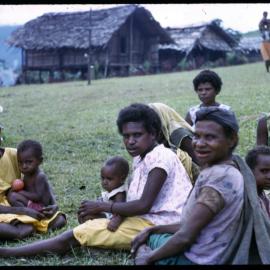 Group of Women and Children Sitting