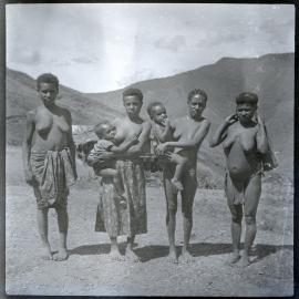 Three Women, Two Holding Children