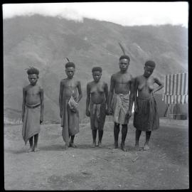 Group Standing on Mountainside