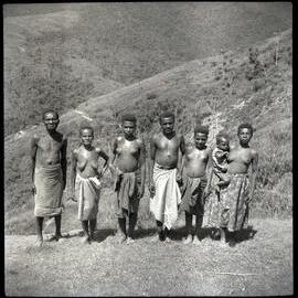 Group Standing on Mountainside