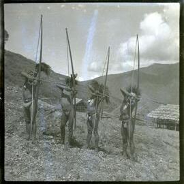 Group Posing with Bow