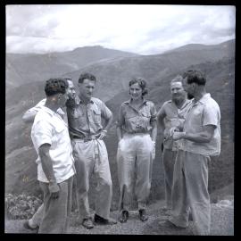 Margaret McArthur With Fathers Alexis, Willem, Besant, Martin, and Abel
