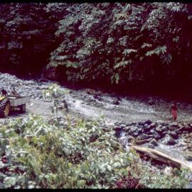 Tractor Beside a River
