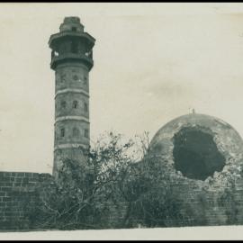 Mosque at Gaza After Being Bombed by British Aeroplane