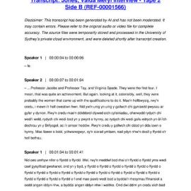 Jones, Valda Meryl Interview - Tape 2 Side B - Transcript