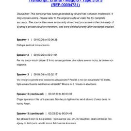 Eronte - Maggio - Tape 3 of 3 - Transcript