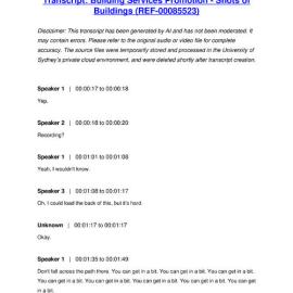 Building Services Promotion - Shots of Buildings - Transcript