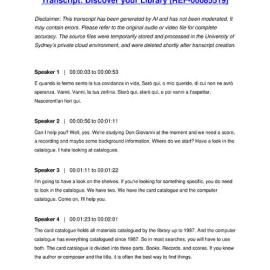 Discover your Library - Transcript