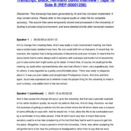 Black, Hermann David Interview - Tape 18 Side B - Transcript