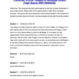 Eronte - Maggio di Giuseppe Coltelli (Vagli Sopra) - Transcript