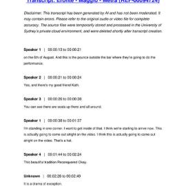 Eronte - Maggio - Metra - Transcript