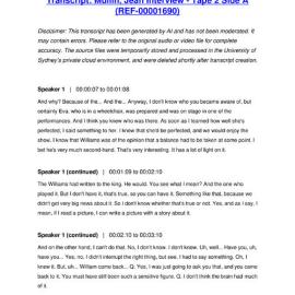 Mullin, Jean Interview - Tape 2 Side A - Transcript