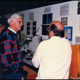 Professor Thomson at Open Day 1988