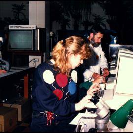Dr Chris Gillies at Open Day 1988