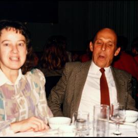 Mary Peat and Peter Valder at his Farewell