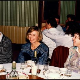 Ian and Desalie Hume and Mary Peat at Peter Valder's Farewell