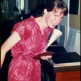 Jenny Taylor at Roger Carolin's Farewell