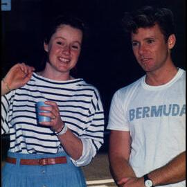 Kate Fairley and Bruce Rann at Roger Carolin's Farewell