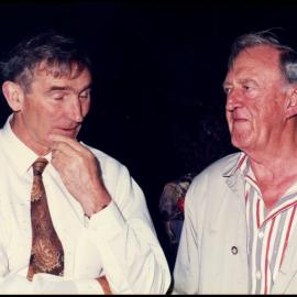Peter Myerscough and John Simons at Roger Carolin's Farewell
