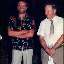 Roger Carolin and Don Anderson at Carolin's Farewell