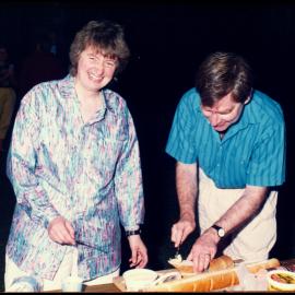 Anne Ashford and Bill Allaway at Roger Carolin's Farewell