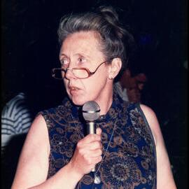 Helen Hewson at Roger Carolin's Farewell