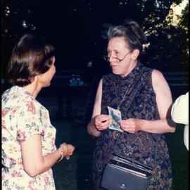 Jan Jacobs and Helen Hewson at Roger Carolin's Farewell