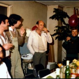 Guests at Peter Valder, Robyne Byatt and Wendy Chalder's Shared Birthday Party