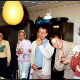 Guests at Peter Valder, Robyne Byatt and Wendy Chalder's Shared Birthday Party