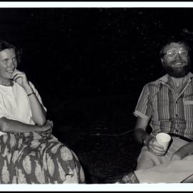 Diana Macnamara and Roger Carolin at the Botany Bush Band Performance