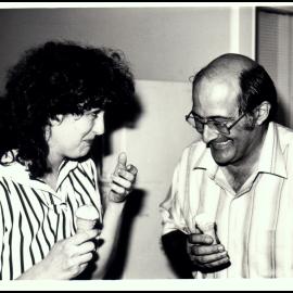 Tonia White and John Thomson at the Biological Sciences Christmas Party