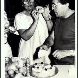 Audrey Graham and Henry dos Reis at the Biological Sciences Christmas Party