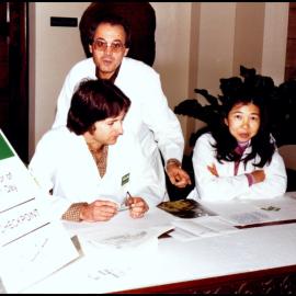 Henry dos Reis, Des Mahoney and Keng Cowan at Open Day 1984