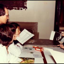 Henry dos Reis, Des Mahoney and Keng Cowan at Open Day 1984