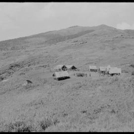 Buildings on Mountainside, Papua New Guinea