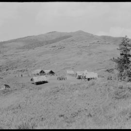 Buildings on Mountainside, Papua New Guinea