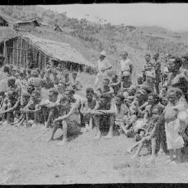 Group Gathered on Mountainside