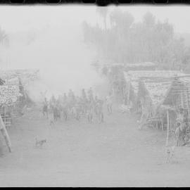 Group Building Fire in Village