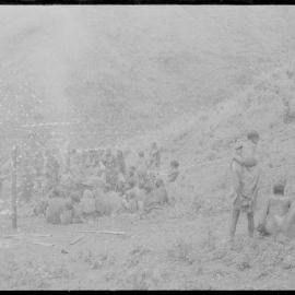 Group Gathered on Mountainside