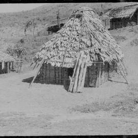 Buildings on Mountainside, Papua New Guinea