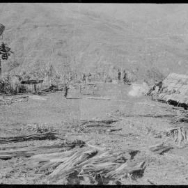 Building on Mountainside, Papua New Guinea